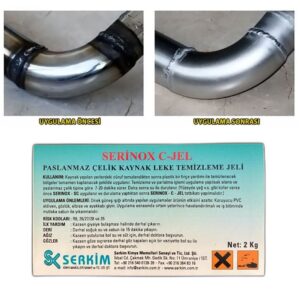 Serinox C Jel Paslanmaz Çelik Kaynak Leke Temizleme Asidi
